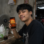 ผู้ใช้งานแสดงหน้าจอ MEGA WIN 36,450 บนมือถือ ภาพประกอบประสบการณ์เล่นเกม FYP789